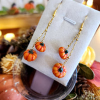 Boucles d'oreilles citrouilles