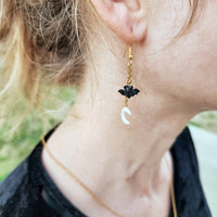 Boucles d'oreilles Moonlight Bat petit modèle